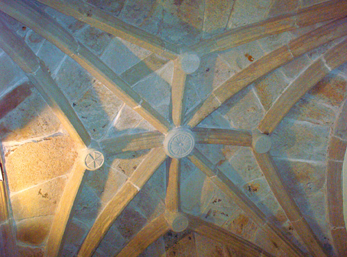 Bóveda de la capilla de San Paio de Entrecruces