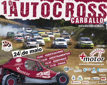 Cartel del I Autocross Carballo