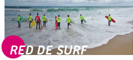 Rede de pobos do surf