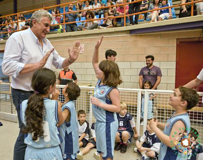 Fernando Romay na edicin 2014 do Pequebasket