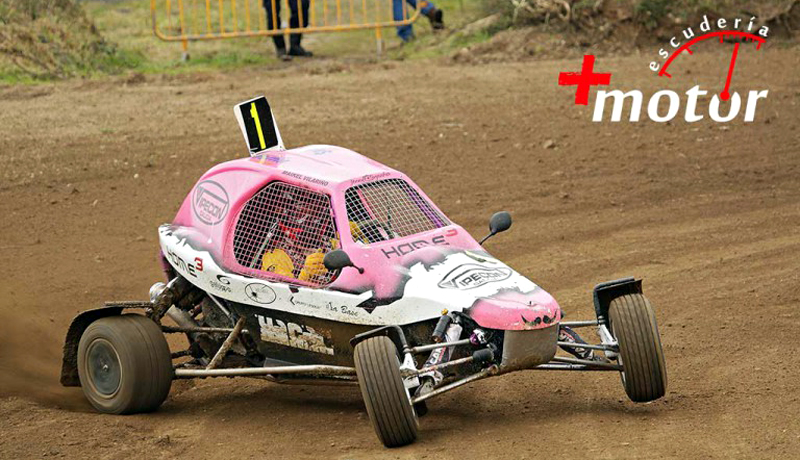 Maikel Vilario no Autocross de Santa Comba (Foto: Javier Rey)